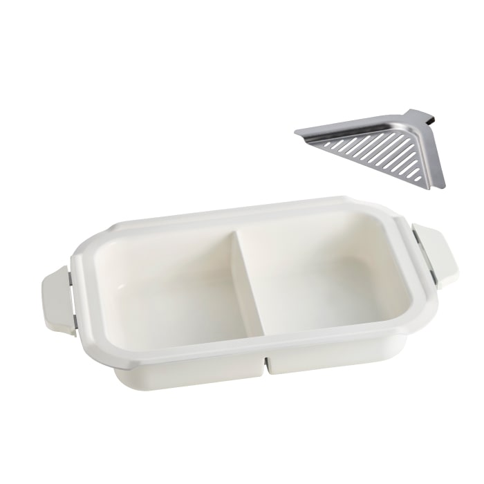 ホットプレート用 仕切り鍋 ホットプレート オプション プレート 別売り 電気プレート コンパクト 鍋 しゃぶしゃぶ 火鍋 セパレート 5,115円