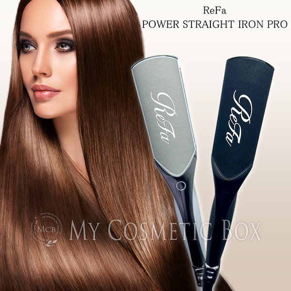 リファ　パワーストレートアイロンプロ 38 ブラック♪ 海外使用可　保証書あり リファ パワーストレートアイロンプロ 38 ブラック♪ 海外使用可