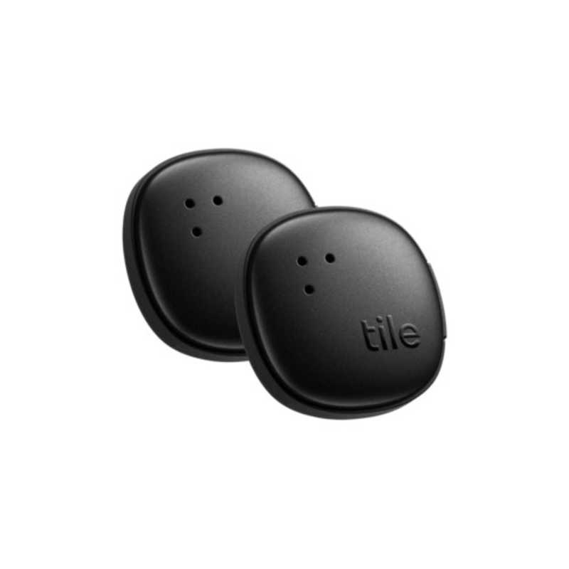 TILE　Life360 Tile Sticker (2024) ブラック 2個パック/電池交換不可(最大約3年)　RE-63012-AP