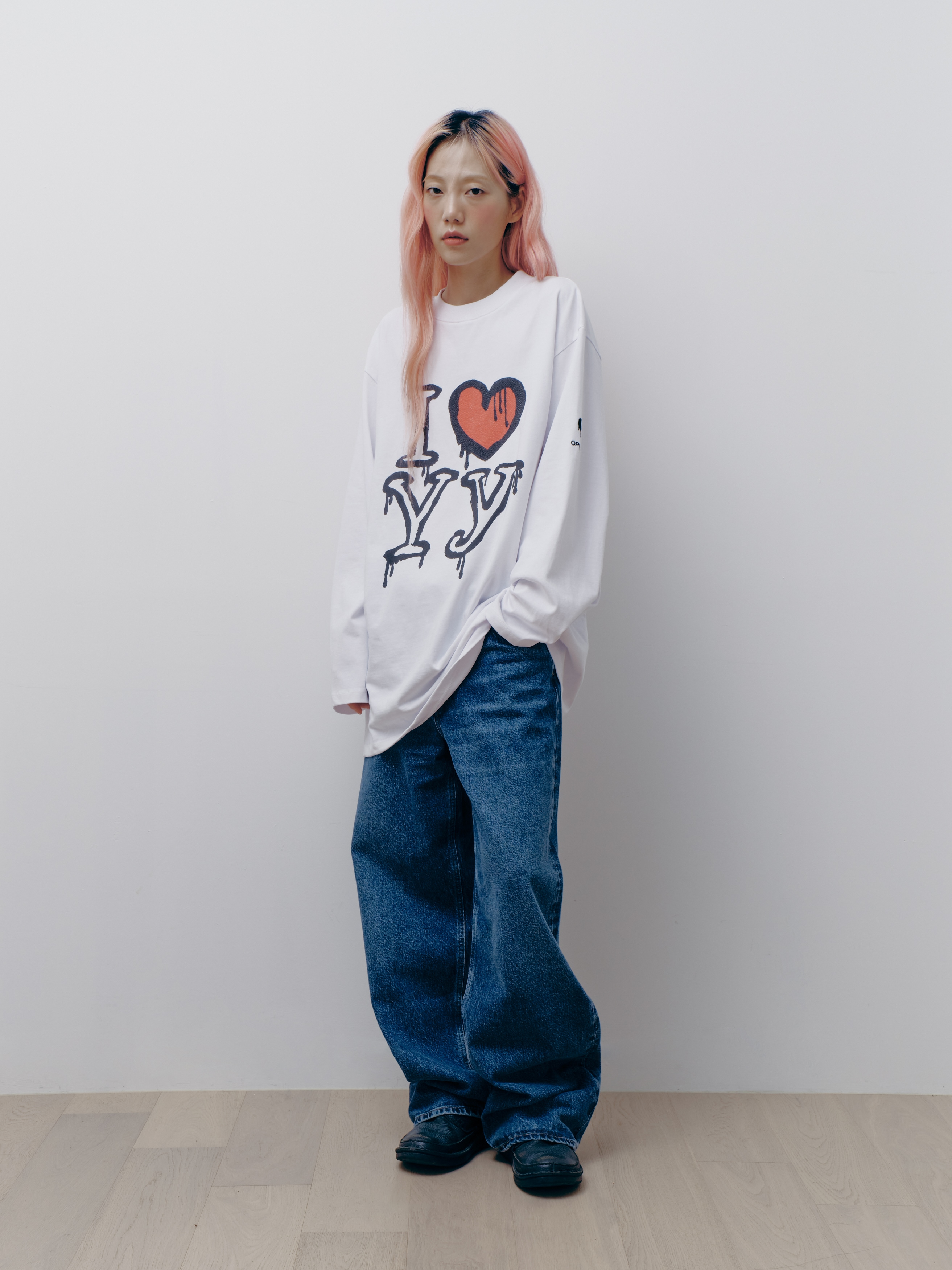 【OPEN Yy】[EXCLUSIVE] I LOVE YY BOX TEE : WHITE