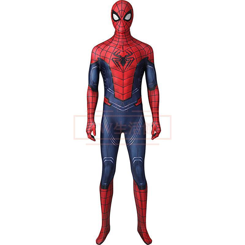スパイダーマン2 ピーター・パーカー 全身タイツ 弾力性 伸縮性 大人用 コスチューム コスプレ衣装 仮装 変装 ハロウィーン 文化祭