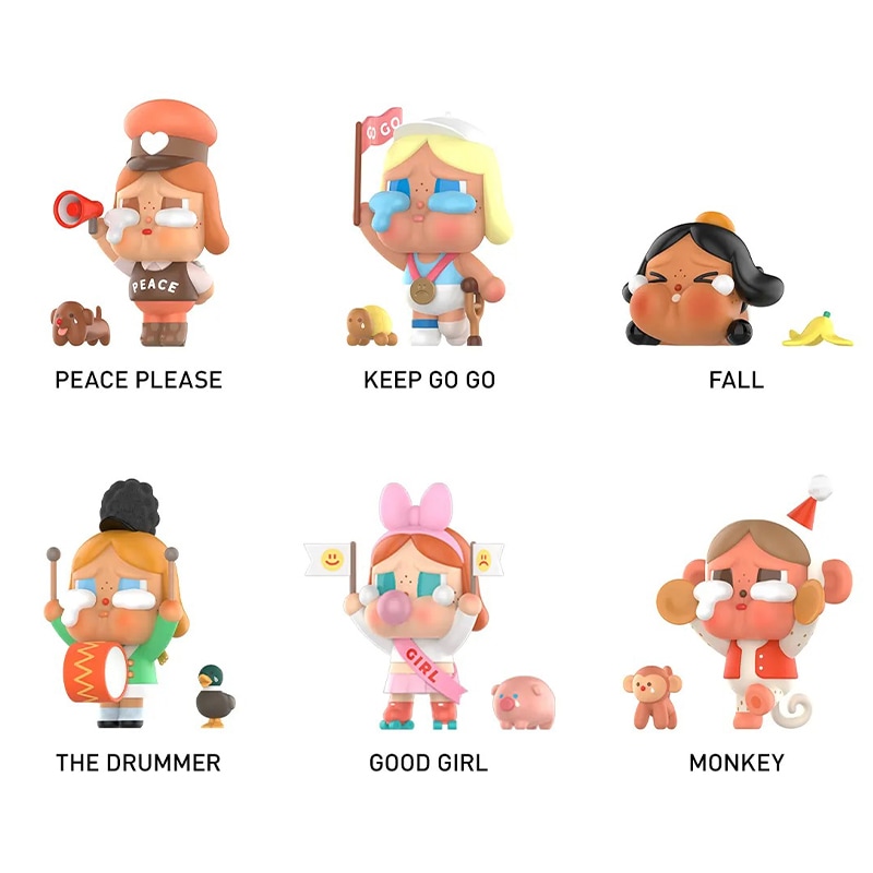 公式正規品POP MART Crybaby Crying Parade シリーズ ガチャポン ブラインドボックス フィギュアモデル サプライズギフト