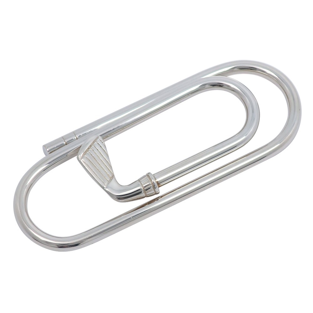 ゴルフクラブ マネークリップ シルバー925 メンズ 中古品