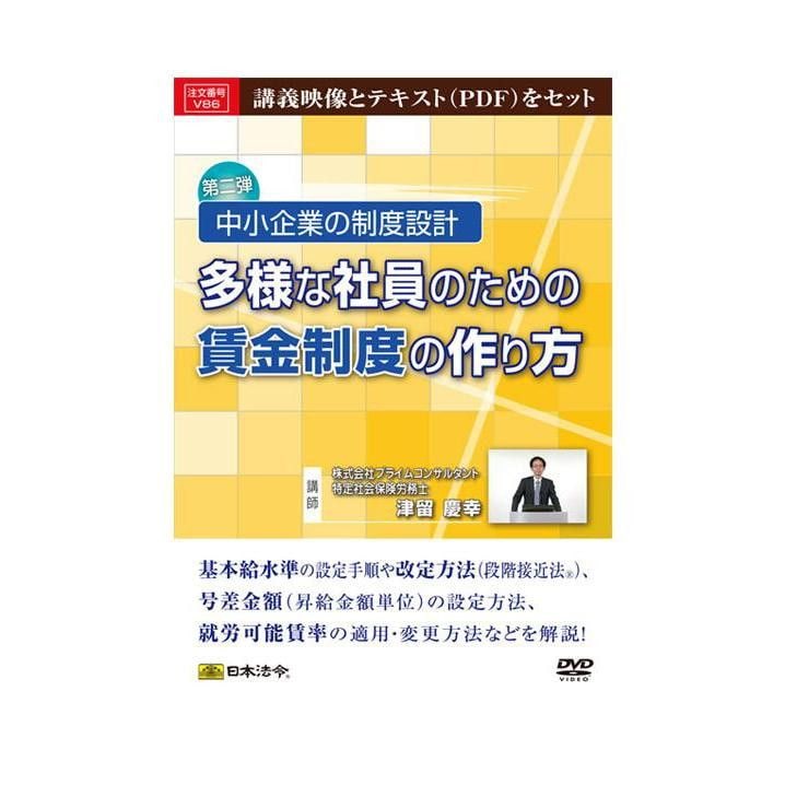 DVD 中小企業の制度設計 多様な社員のための賃金制度の作り方 V86