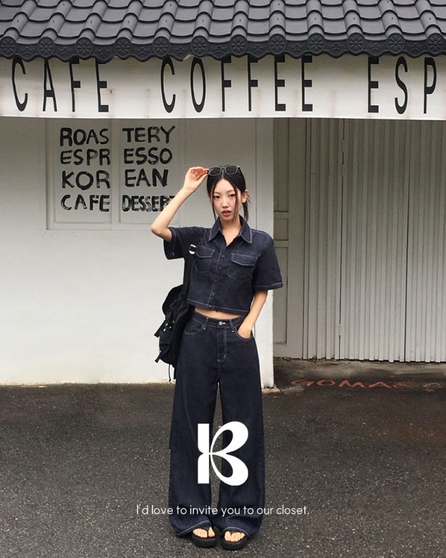 [MADE] アースステッチノンフェード上下セットアップ op1295