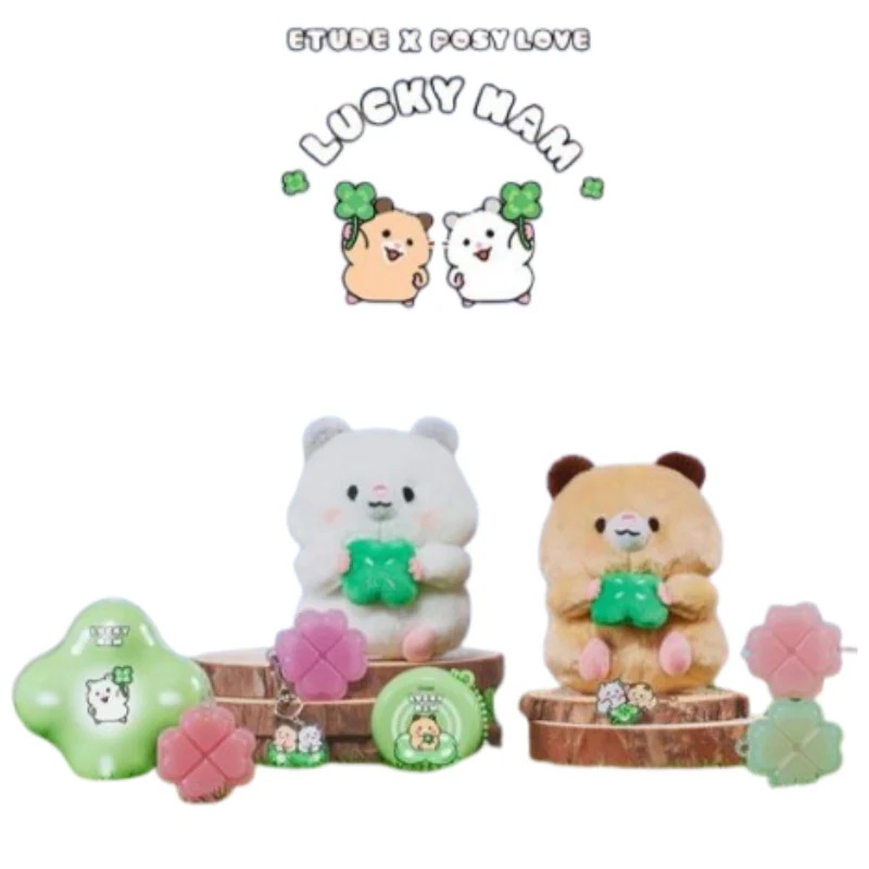 [新作](+ぬいぐるみキーホルダーランダム贈呈)クラウドフィルタークッション ミニクッション企画セット(本品+ミニクッション) SPF42 PA+++ #フォーシーラブ コラボ #lucky ham