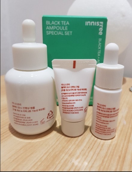 ブラックティーユースエンハンシングアンプル大容量セット(アンプル50ml+アンプル12ml+クリーム10ml)