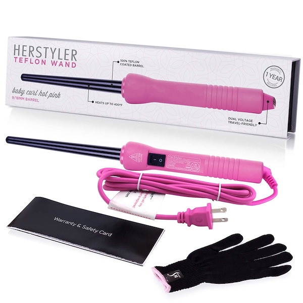 Herstyler Baby Curls Mini Curling Iron Tapered 1/2