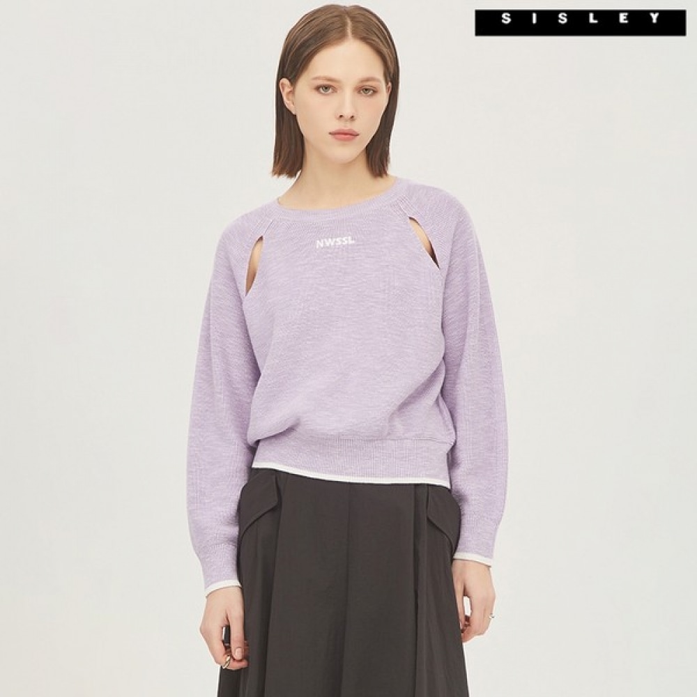 (シスレー) シスレーラグランカットアウトニット SAKP11311_LV