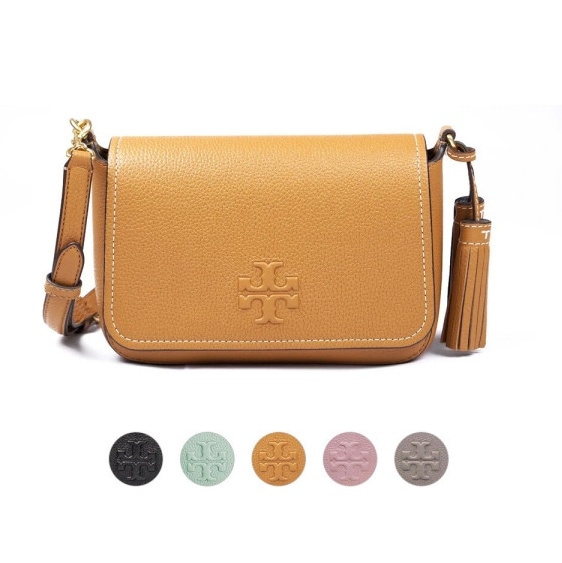 Thea Flap Grey Heron With Gold Hardware レディース クロスボディバッグ