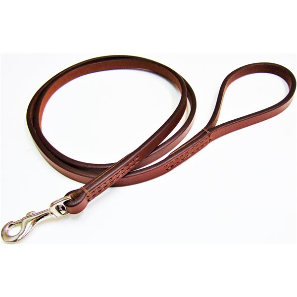 オイルレザーリード #12 ブラウン （ペット用品/犬用）