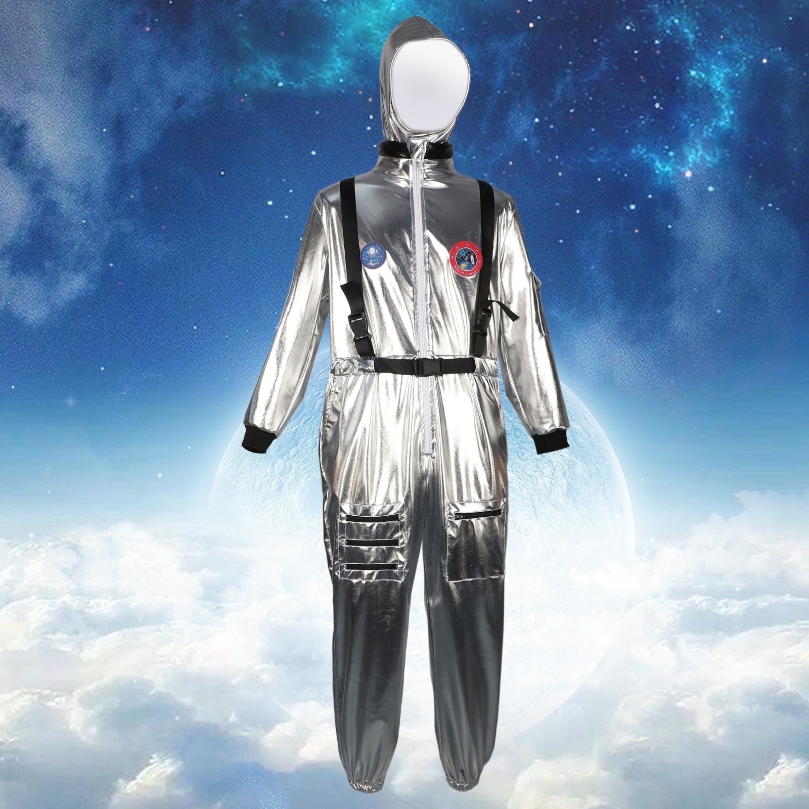 流浪の地球と同じスタイルの宇宙衣装パフォーマンスユニフォーム子供用宇宙飛行士キャンパスドレスステージスーツ