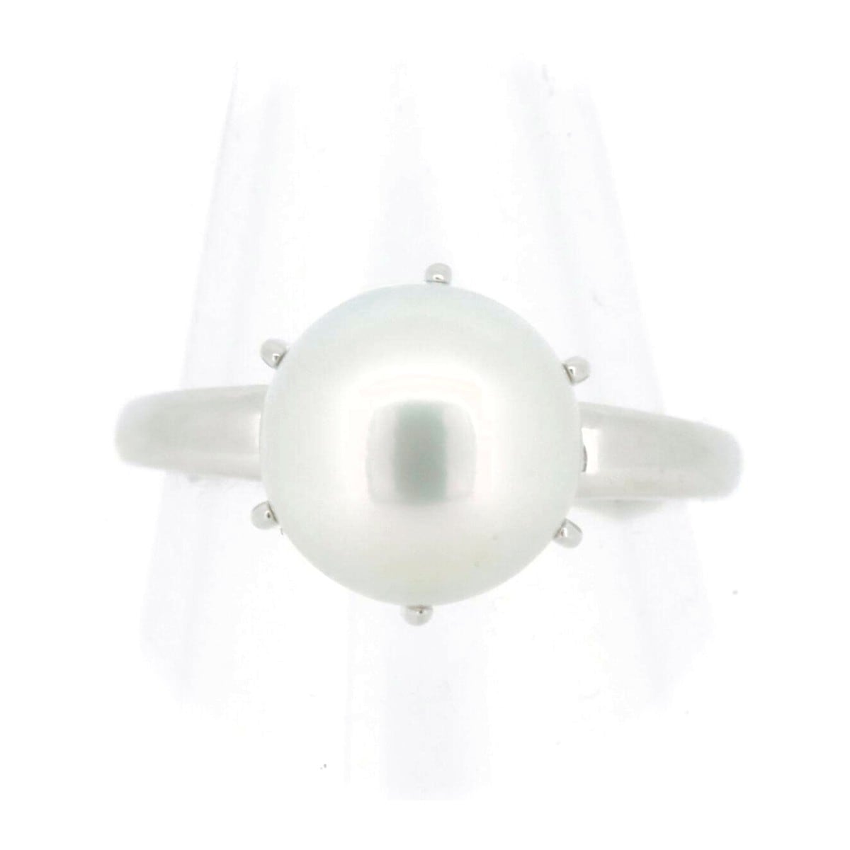 パール リング 指輪 9.6ミリ 11号 Pt900(プラチナ) 質屋出品