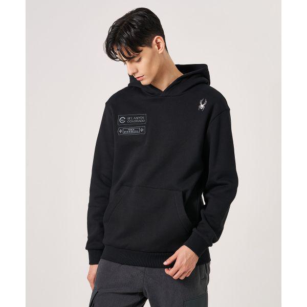 男性パトロール起毛フード付きTシャツ SPKWCNHD302MBLK 659477