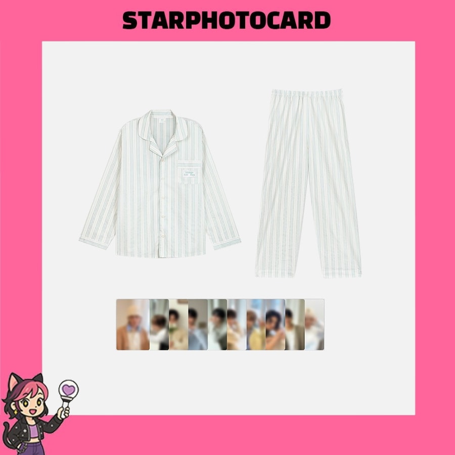 TREASURE 2026 SEASONS GREETINGS OFFICIAL MD STRIPE PAJAMA SET