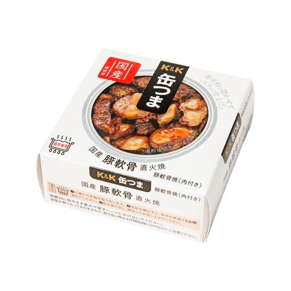 K&K 缶つま 国産 豚軟骨 直火焼 40g x12 メーカー直送 5,282円