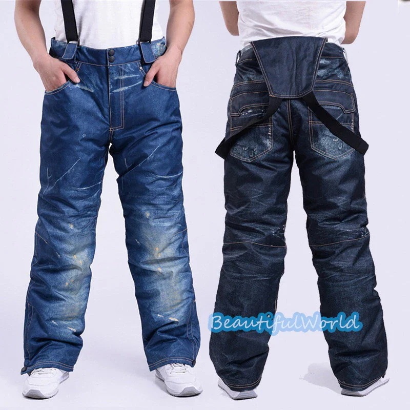 スノーボードウェアスキーパンツスノーパンツメンズレディース男女兼用スキーウェアスノボウェア撥水防風防寒保温雪遊びH58