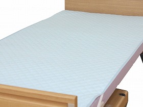 ウェルファン 洗えるベッドパッド（防水タイプ） ブルー Sレギュラー 145007