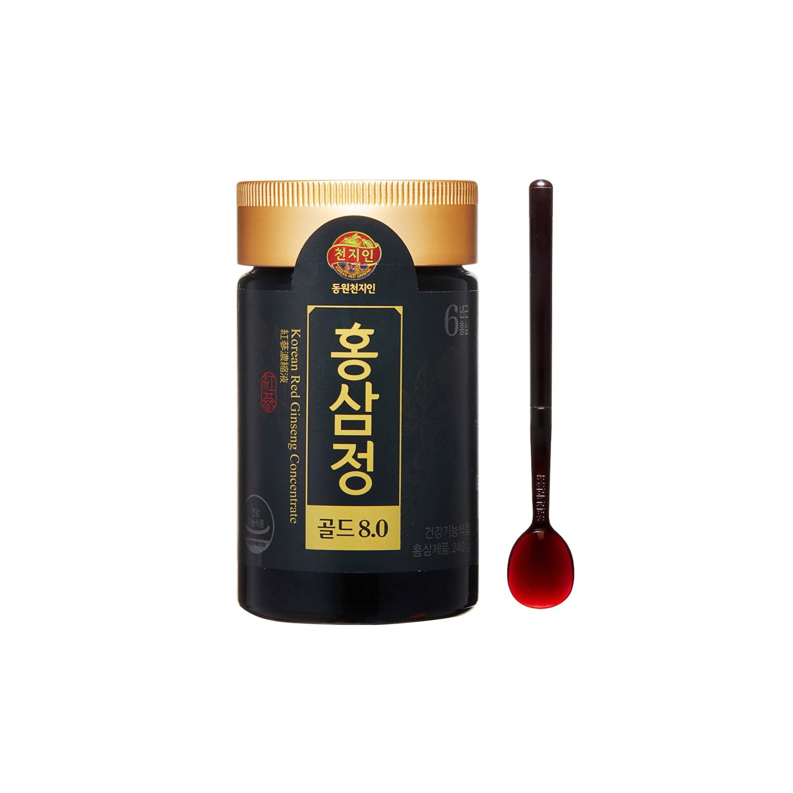 チュンジイン 紅参 正 ゴールド 8.0 240g X 1個 人気 手軽 家族