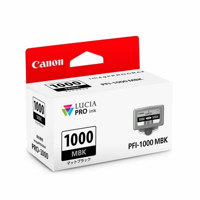 純正品 インクカートリッジ インクタンク PFI-1000MBK マットブラック