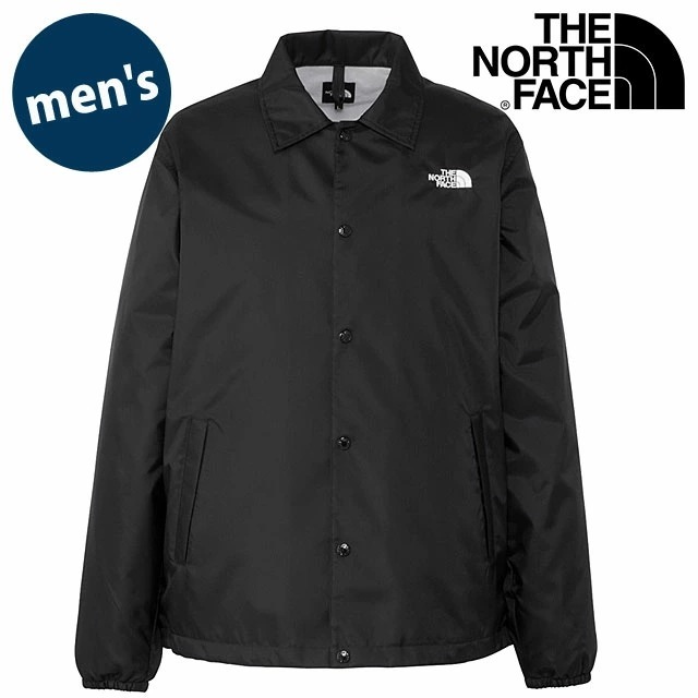 ザコーチジャケット [NP72450-K] The Coach Jacket メンズ TNF アウトドア アウター ナイロンジャケット 撥水 ブラック