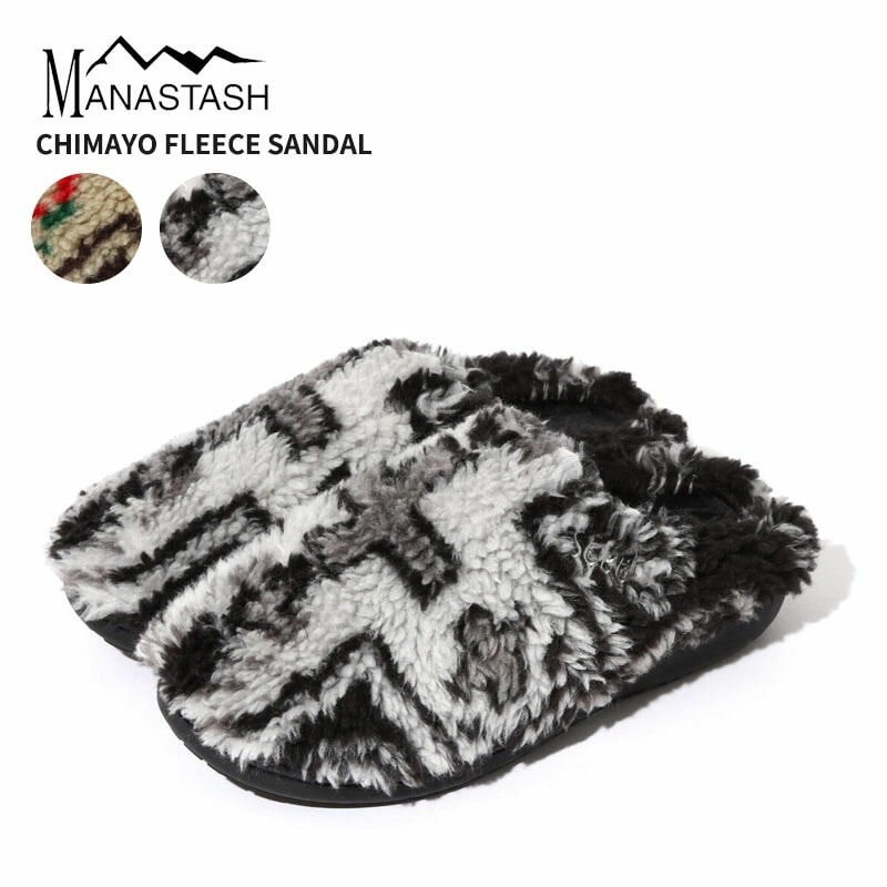スブ×マナスタッシュ 冬サンダル SUBU×チマヨ フリース サンダル CHIMAYO FLEECE SANDAL シューズ 靴 792-4993003