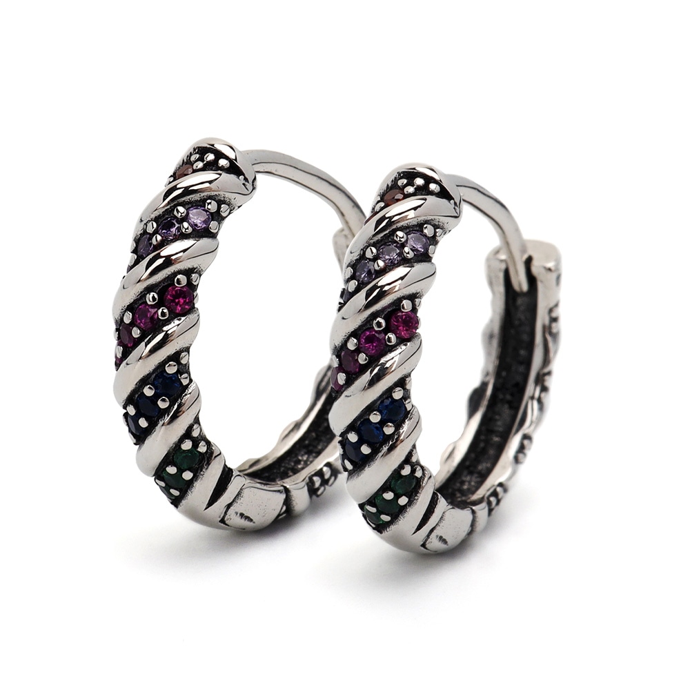 シルバー925 ツイストピアス [ce344] 5,821円