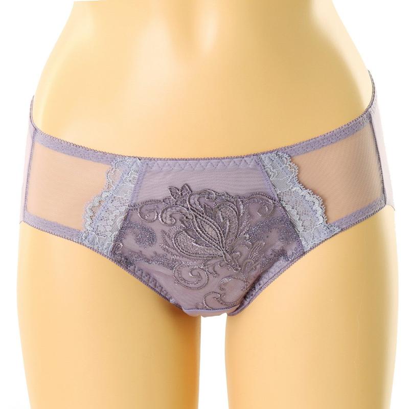 ツートン感覚のチュールレースポイントヘムラインパンティー(DPT0424H)