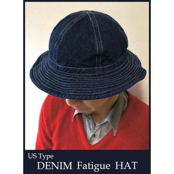 USタイプ デニムファティーグハット HH010YN 7 1／2 [ レプリカ ]