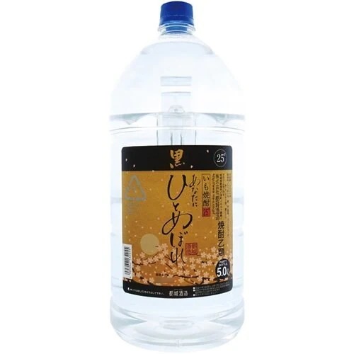 芋焼酎 あなたにひとめぼれ黒 25度 5Ｌペット 1ケース単位4本入 宮崎県 都城酒造