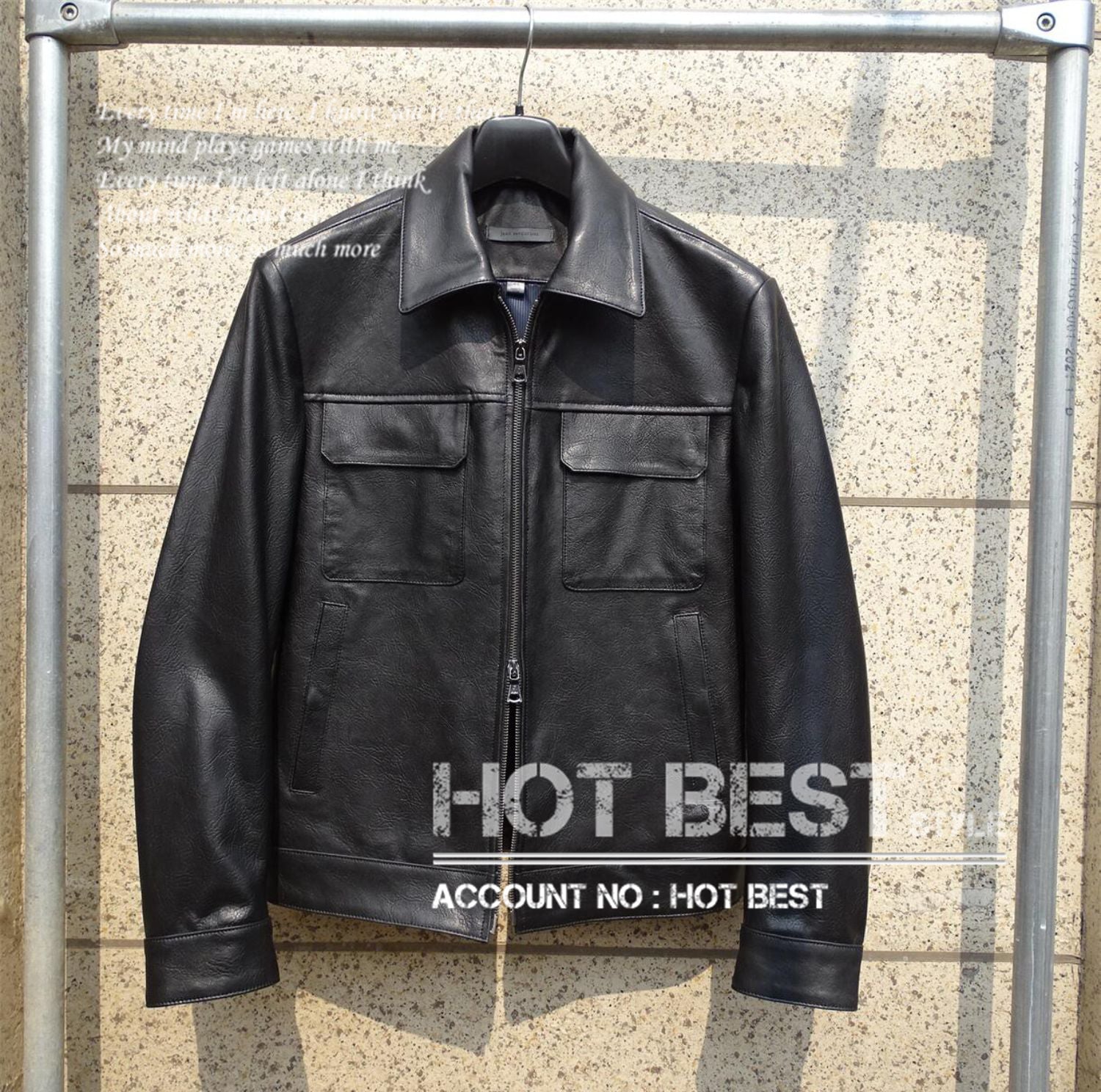 0.8mm シープスキン スタンダードスタイル メンズ 革ジャン ライダース レザージャケット イタリアンレザー ラム 羊革