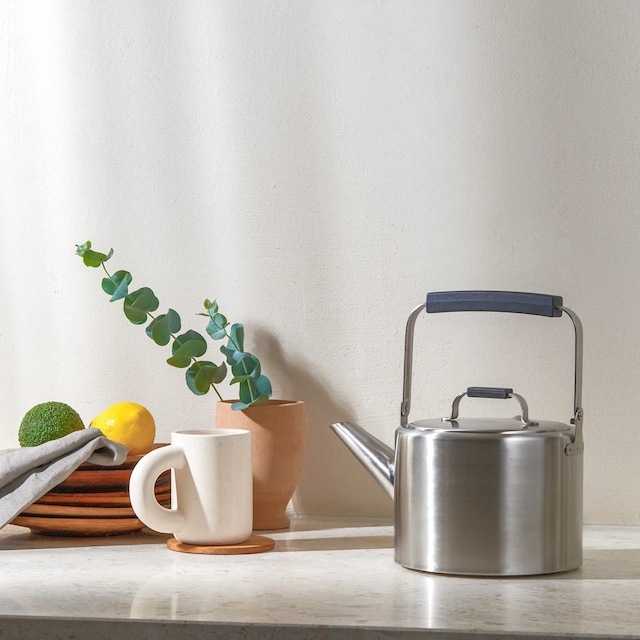 [韓国人気］ステンレス IH対応 やかん_2L