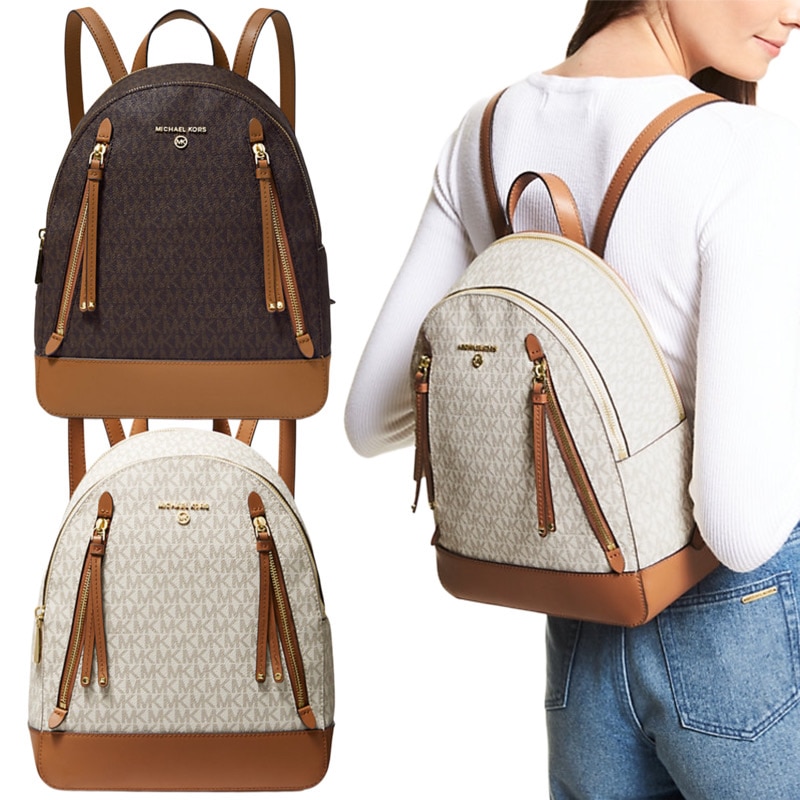 BROOKLYN ミディアムロゴリュックサックファスナー 30H1GBNB2B