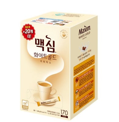 【人気急上昇】 / 170ea) x マキシムホワイトゴールドコーヒーミックス170T(11.7g コーヒー豆 170 Mix Coffee Gold White [Maxim コーヒーミックス / 韓国食品飲料 / インスタントコーヒー