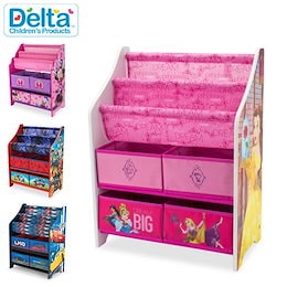 デルタ Delta 本棚&おもちゃ箱 子供部屋 収納ラック キッズ 絵本 子供用 オーガナイザー 収納 ボックス お片付け インテリア キャラクター