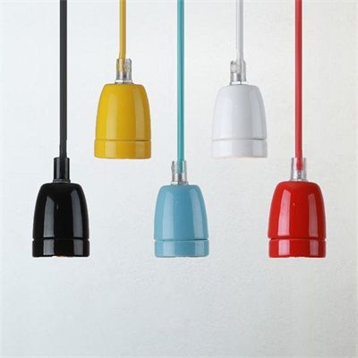 ペンダントライト カラーセラミック おしゃれ 北欧 円柱形 マカロン LED対応 和風 キッチン リビング 天井照明 ダイニング ダクトレール 引掛シーリング用 工事不要 簡単設置 アジャスター付