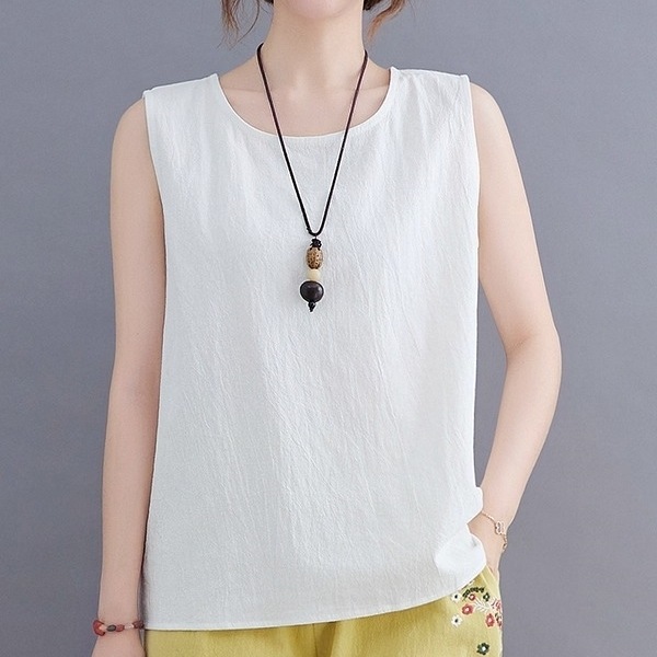 トップス ベスト ラウンドネック プルオーバー ミディアム丈 薄手 可愛い かわいい 大人可愛い きれいめ シンプル 上品 おしゃれ かっこいい カジュアル こなれ感 個性的 主役級 存在感 抜け感