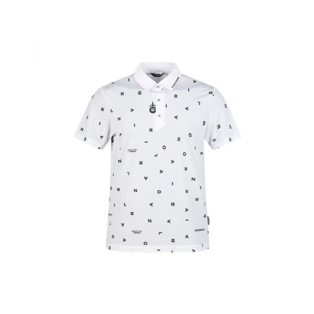 [ラックスゴルフ] アナルドバシーニメンズイニシャルパターンカラー半袖TシャツABMTS51301 4,732円