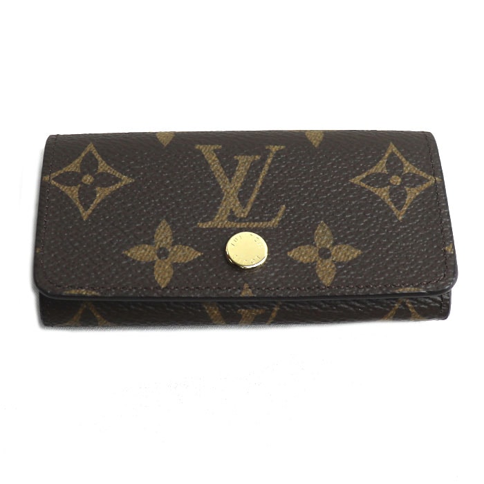 LOUIS VUITTON ルイ・ヴィトン ミュルティクレ 4 キーケース モノグラム M69517 ICチップ レディース 未使用 買取品