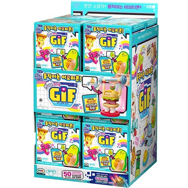 ミミワールド 動く絵文字 OH MY GIF 12パックセット