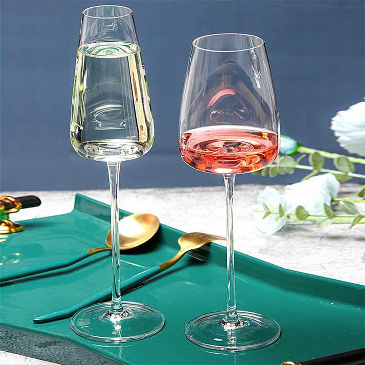 公式の  早い者勝ち 新作 大人気 ゴブレット クリスタルカップ ガラス ギャザリング 家庭用 赤ワイングラス グラス