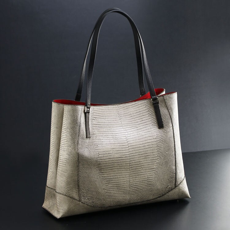 リザードレザートートバッグ日本製