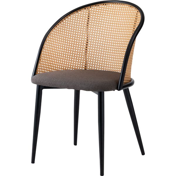 チェア ダークグレー （約W51×D54×H80×SH46cm） 組立式