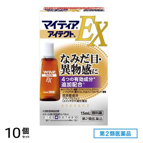 第２類医薬品 マイティアアイテクトEX 15mL 10個セット