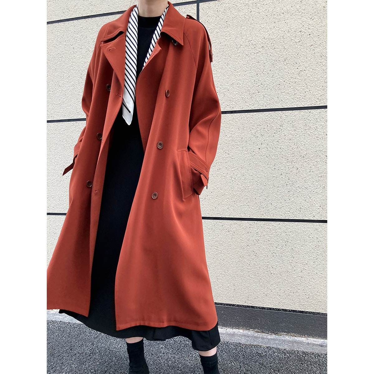 トレンチコート レディース 秋服 春 ロング ベルト付き オシャレ 着痩せ アウター 韓国風 通勤 スプリング チェスターコート