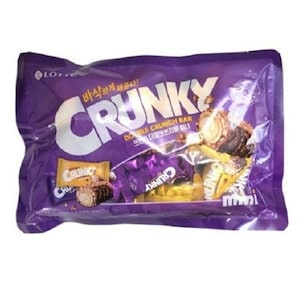 韓国菓子（1+1）サムジン食品 ウェルフード クランキー ダブル クランチバー ミニ 513g