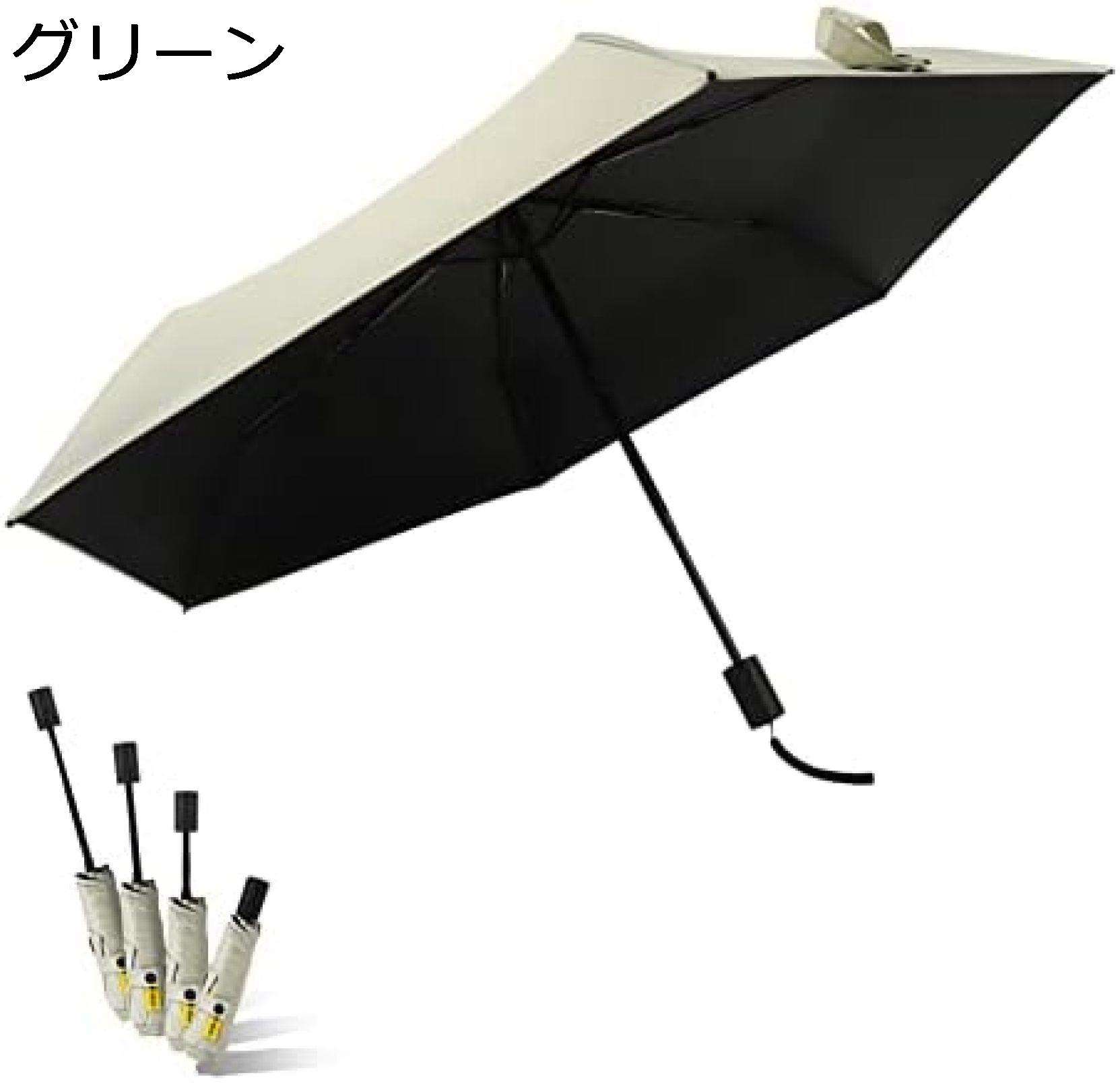 【20%OFFクーポン～】ワンタッチ 折りたたみ傘 レディース 晴雨兼用 日傘 UPF50+ コンパクト UVカット 遮光 おりたたみ日傘 逆戻り防止 自動開閉 軽量 持ち運びに便利 収納ポーチ付き