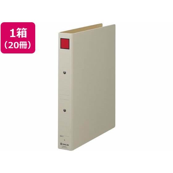 保存ファイル A4タテ とじ厚30mm スクエア赤 20冊 キングジム 4373-R