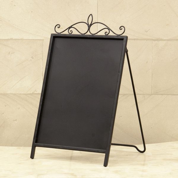 黒板 オフィス家具 家具 インテリア ブリティッシュアイアン ブラックボードスタンド S 実用的