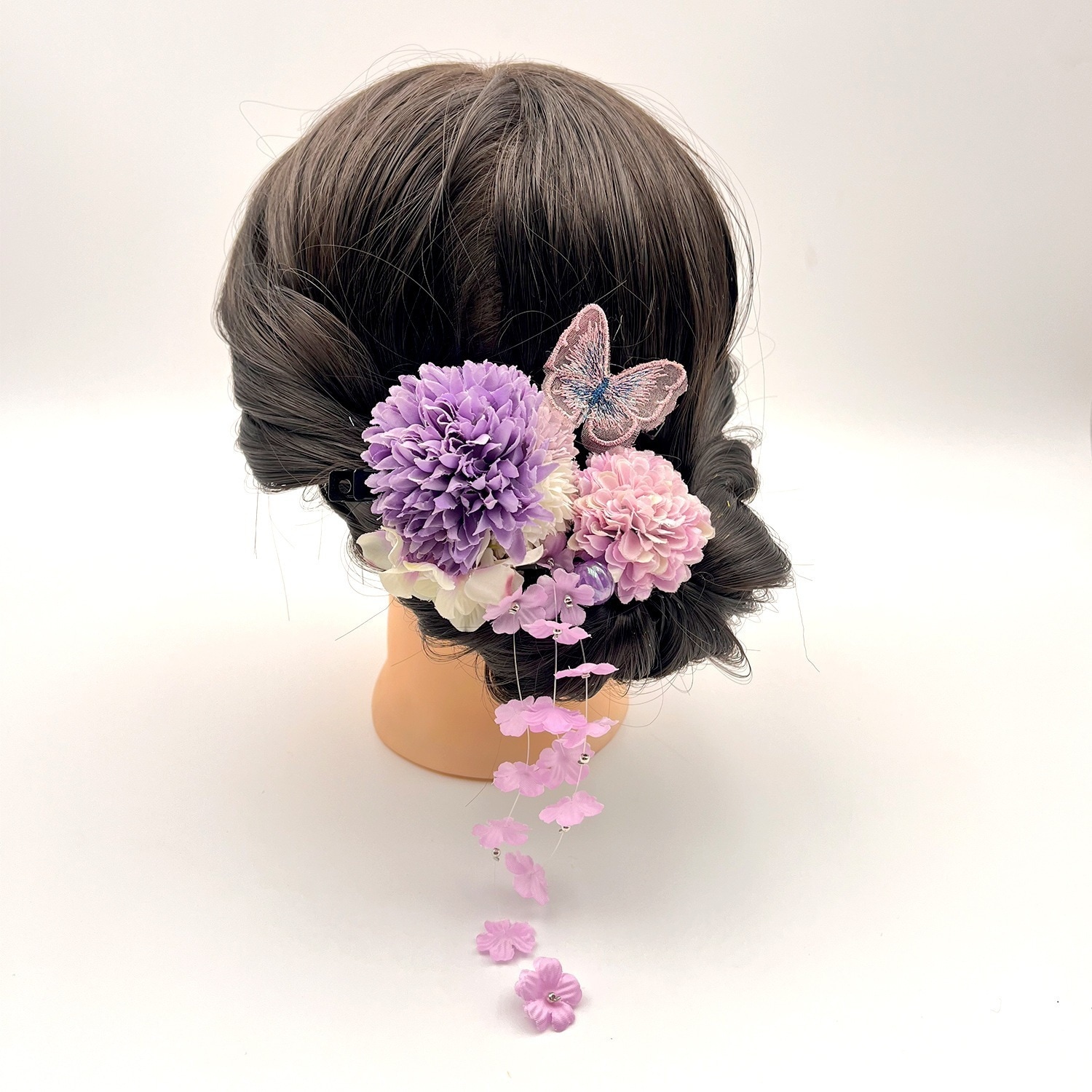 お盆和風ヘアク着物ヘアアクセサリーシルクフラワー日本の手作りヘアアクセサリー売れ筋